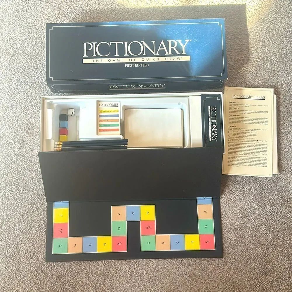Pictionary “The Game of Quick Draw” First Edition Game